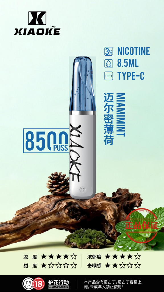 XIAOKE 梟客 8500口一次性電子菸